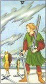 Five of Swords - Minor Arcana Tarot Card