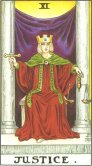 Justice - Major Arcana Tarot Card