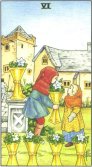 Six of Cups - Minor Arcana Tarot Card
