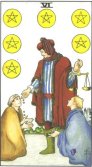 Six of Pentacles - Minor Arcana Tarot Card