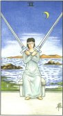 Two of Swords - Minor Arcana Tarot Card